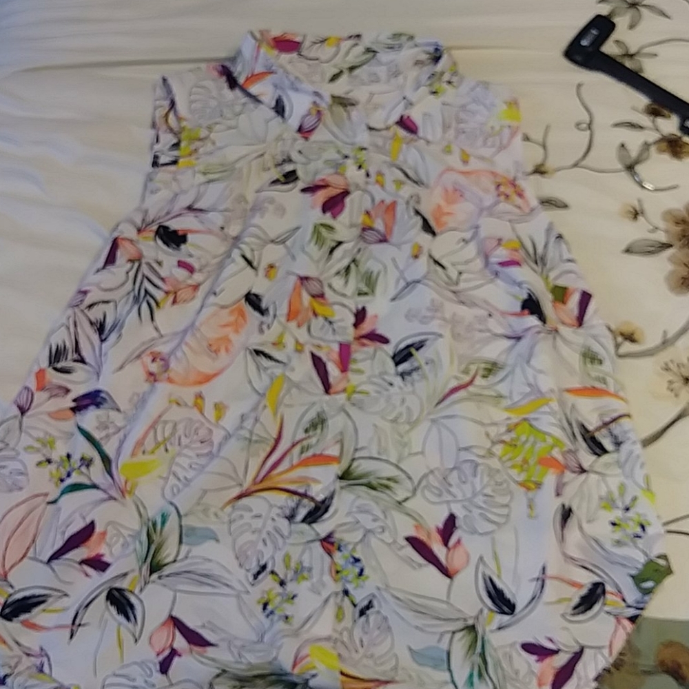 Button up tank top